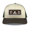 Richardson-115-tan-loden-brown-snapback-trucker-hiking-camping-patch-hat