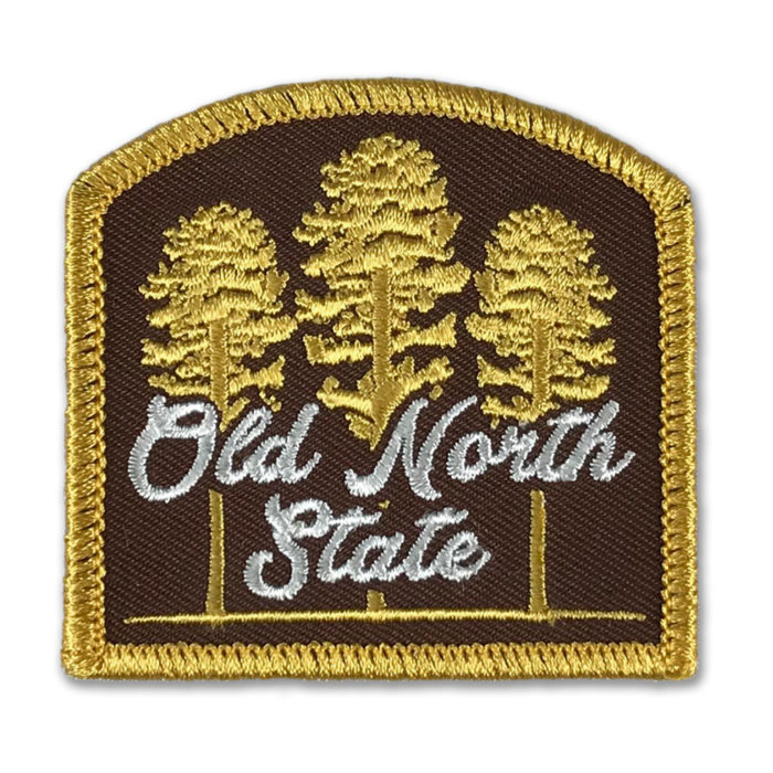 north-carolina-land-of-the-pines-patch-brown