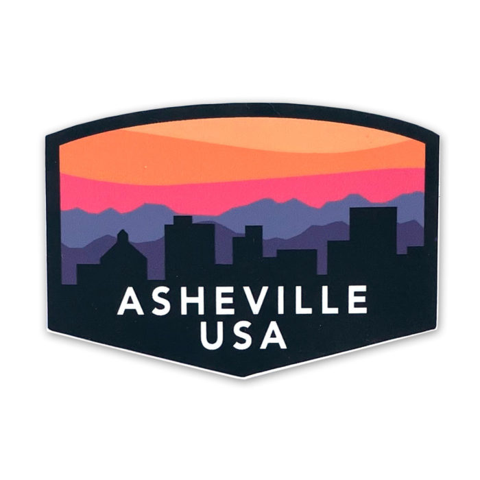 old-east-asheville-skyline-sticker