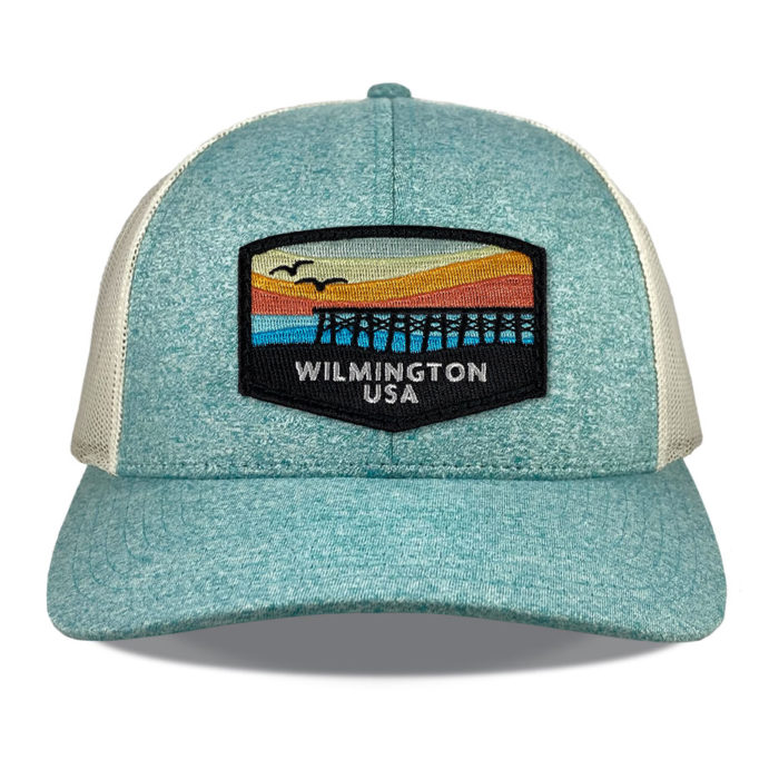 richardson-115-green-teal-heather-wilmington-coast-patch-hat